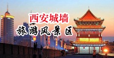 两个男的日女的骚黄的中国陕西-西安城墙旅游风景区